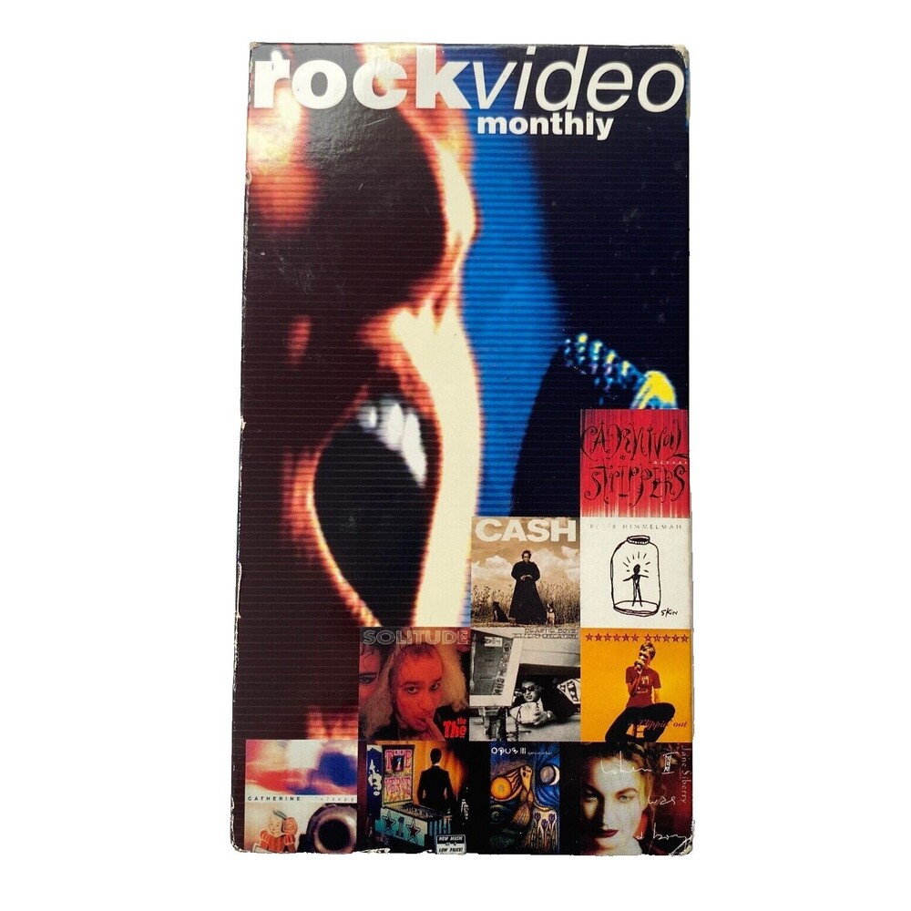 Rock Video Monthly Alternative Releases August 1994 VHS Pre-owned 0894A